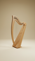 Handcrafted Walnut Solo Harp