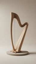 Studio oak lever harp